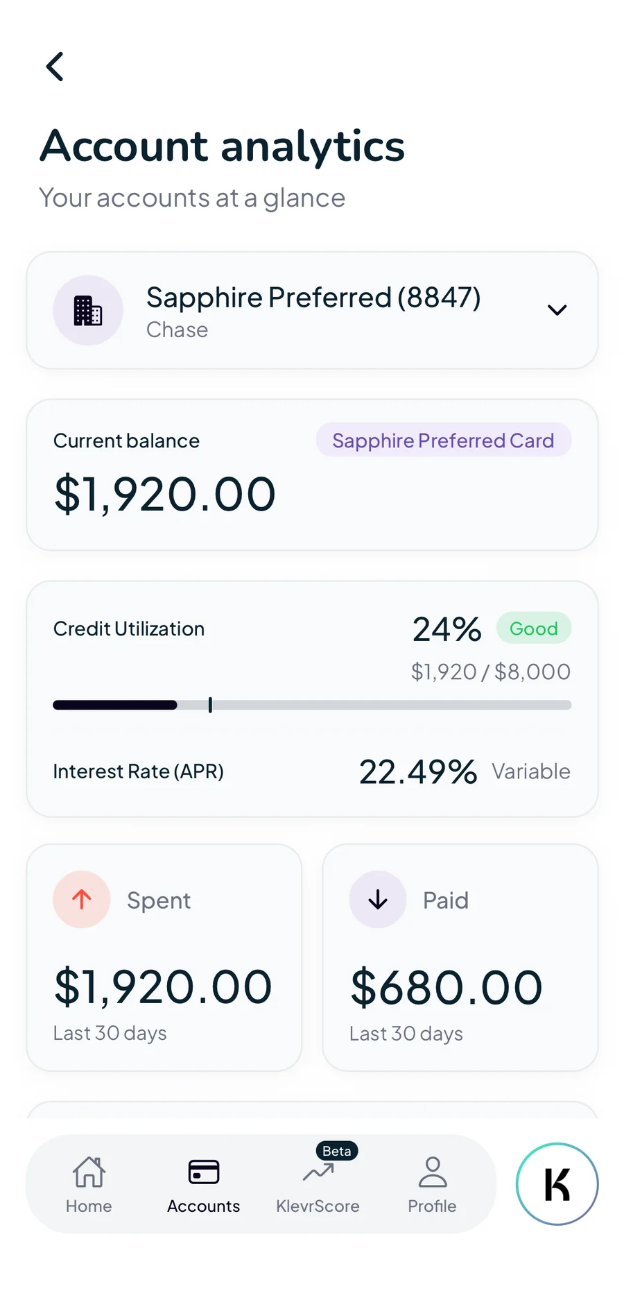 Account Analytics